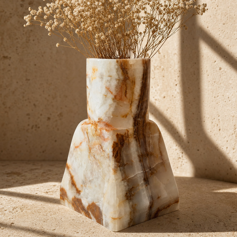 Rare Ivory & Ember | SAÉA Dune Vase