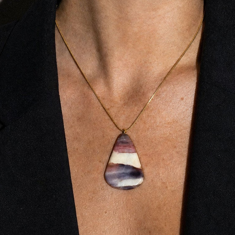 SAÉA Mookaite Jasper Pendant Necklace