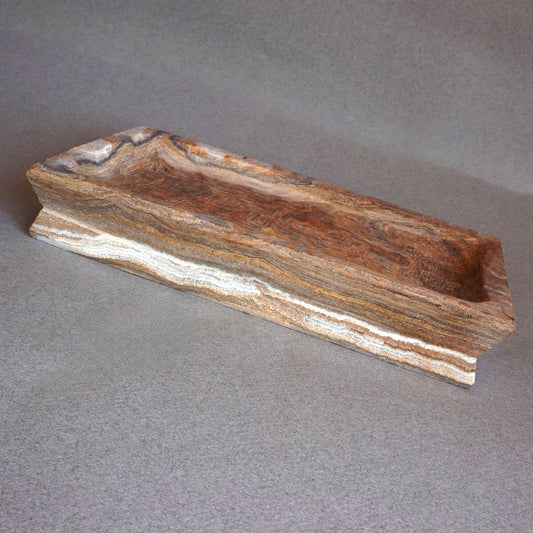 Rust, clay, and copper | SAÉA Onyx Catchall Tray