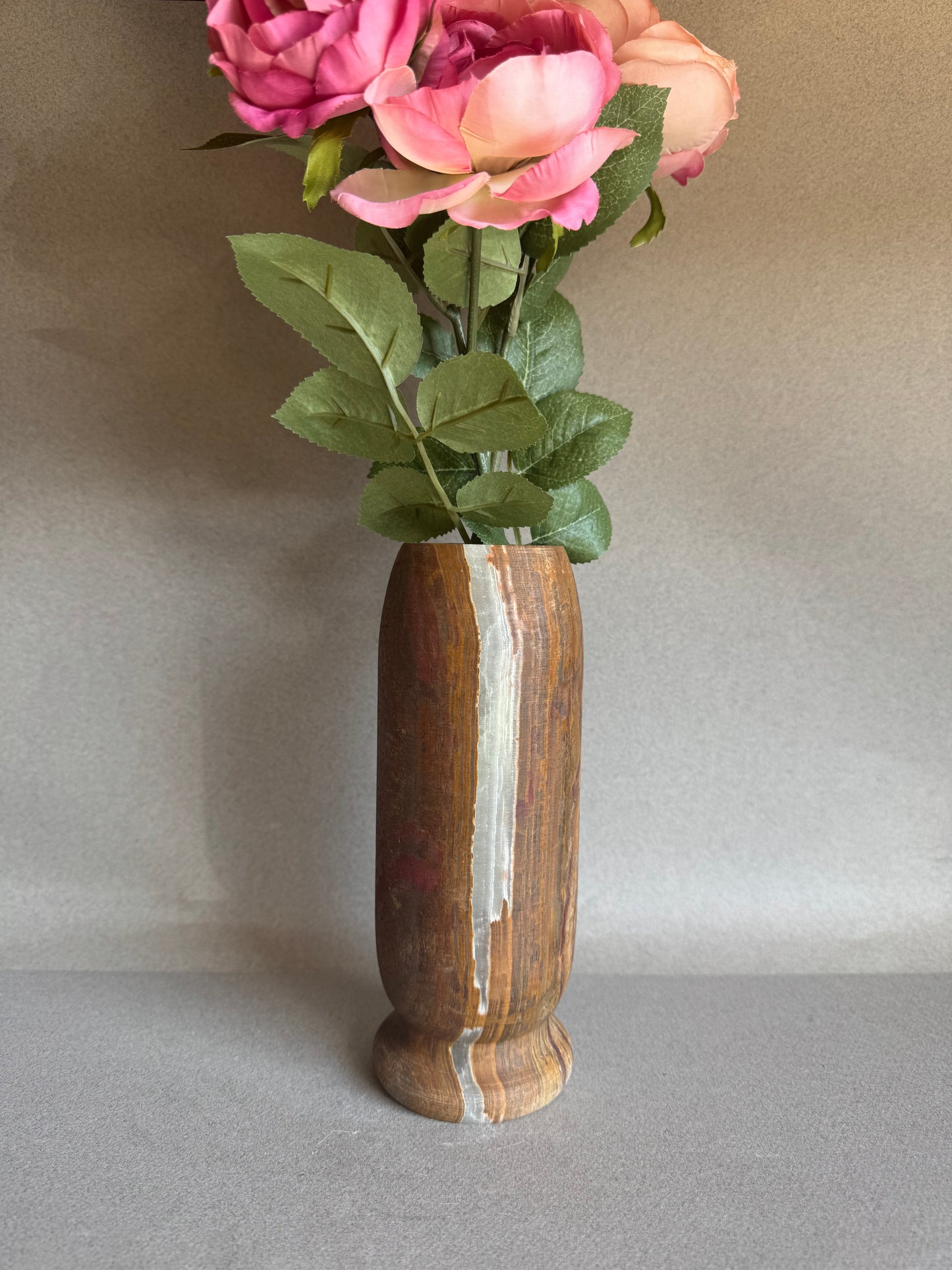 Caramel, ivory, and earthy brown | SAÉA Origin Vase
