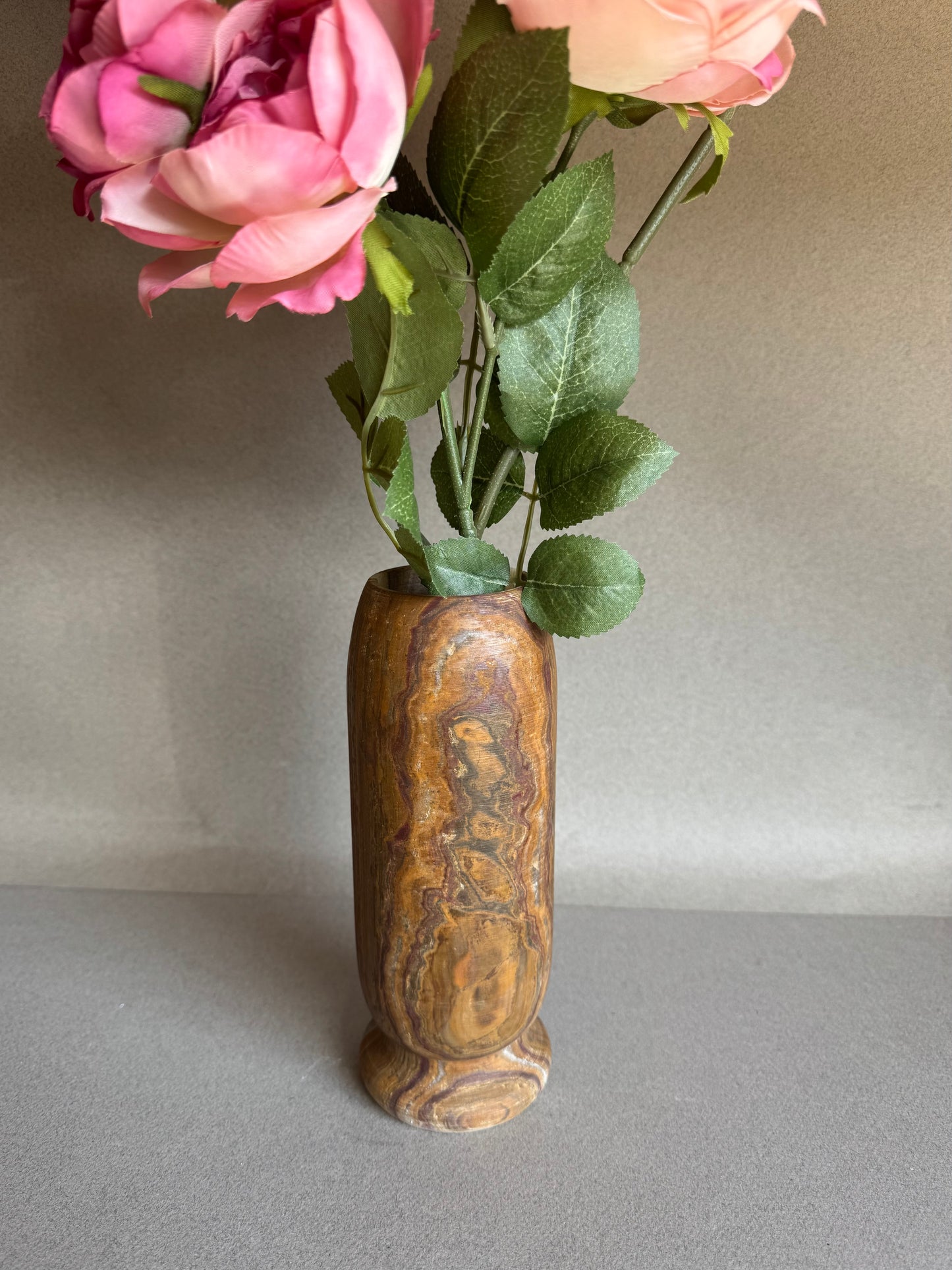 Caramel, ivory, and earthy brown | SAÉA Origin Vase