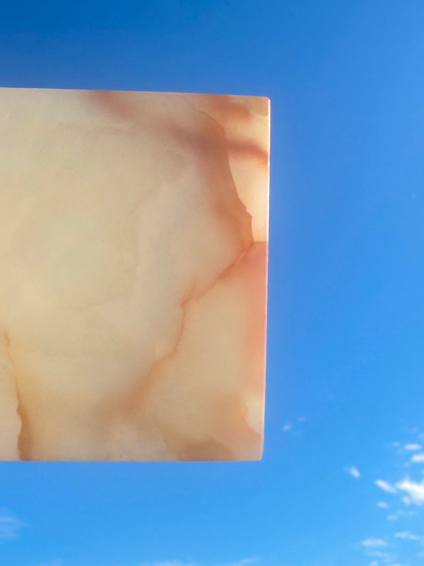 Blush, Pale Rose & Apricot | SAÉA Square Onyx Coaster Set