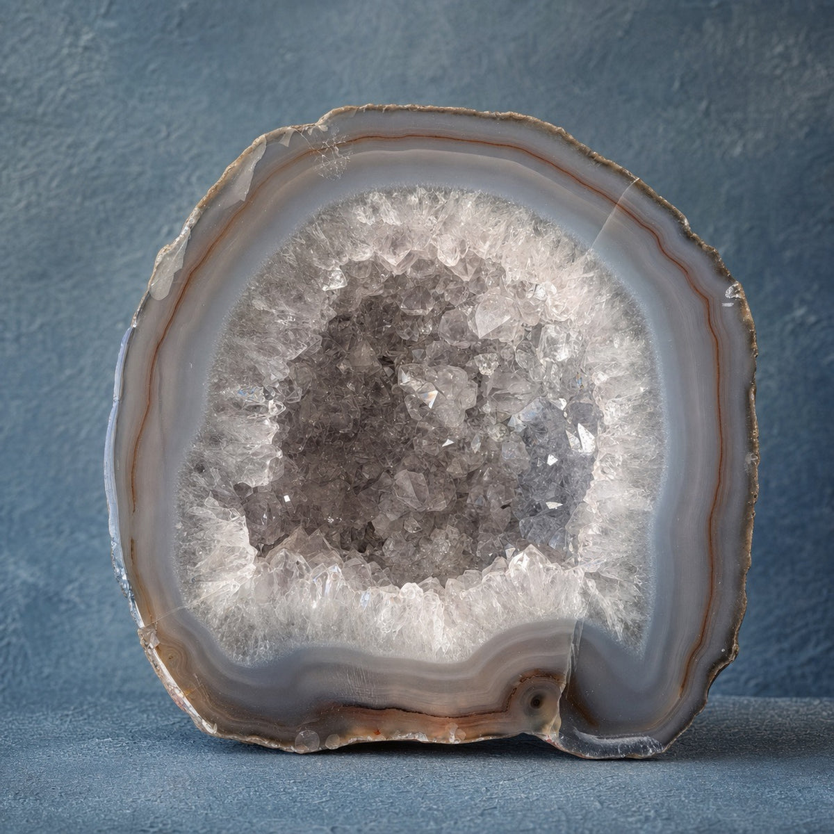 Grey & smoke | SAÉA Agate Geode
