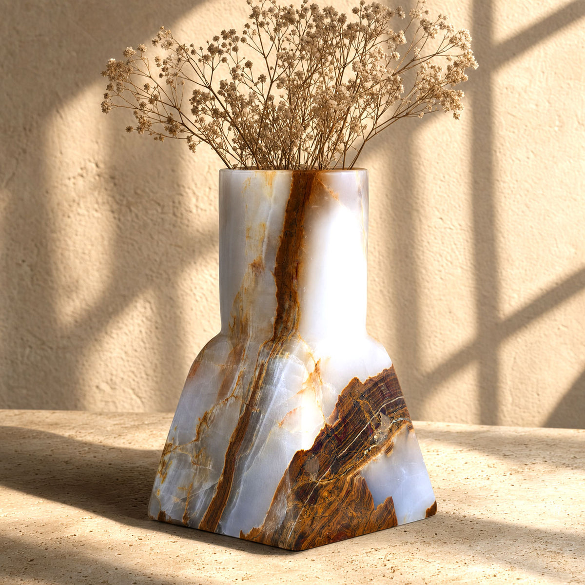 Rare Sweeping Amber | SAÉA Dune Vase