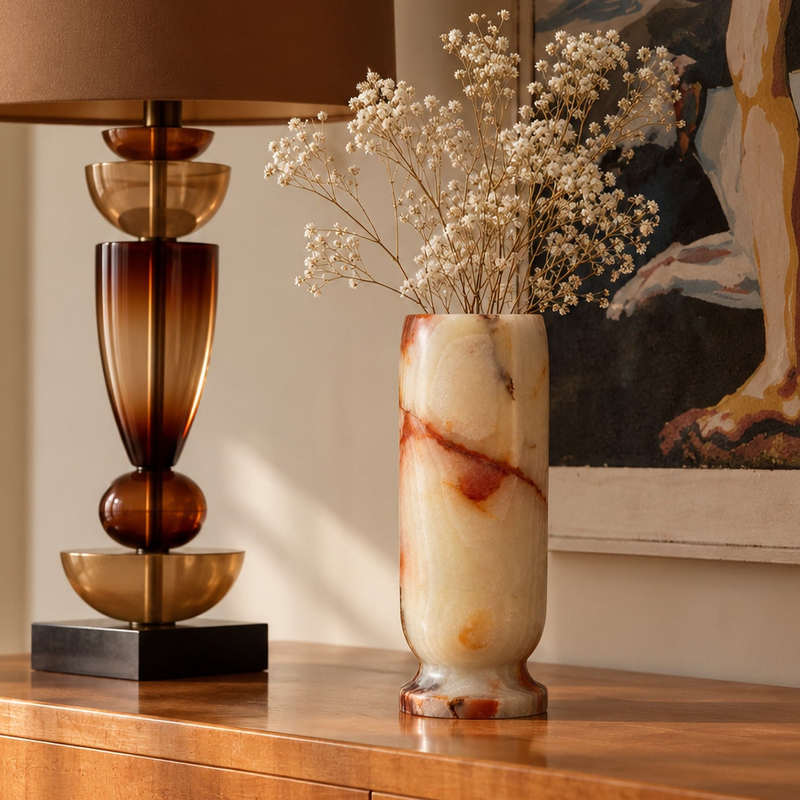 Cream & sienna | SAÉA Origin Vase