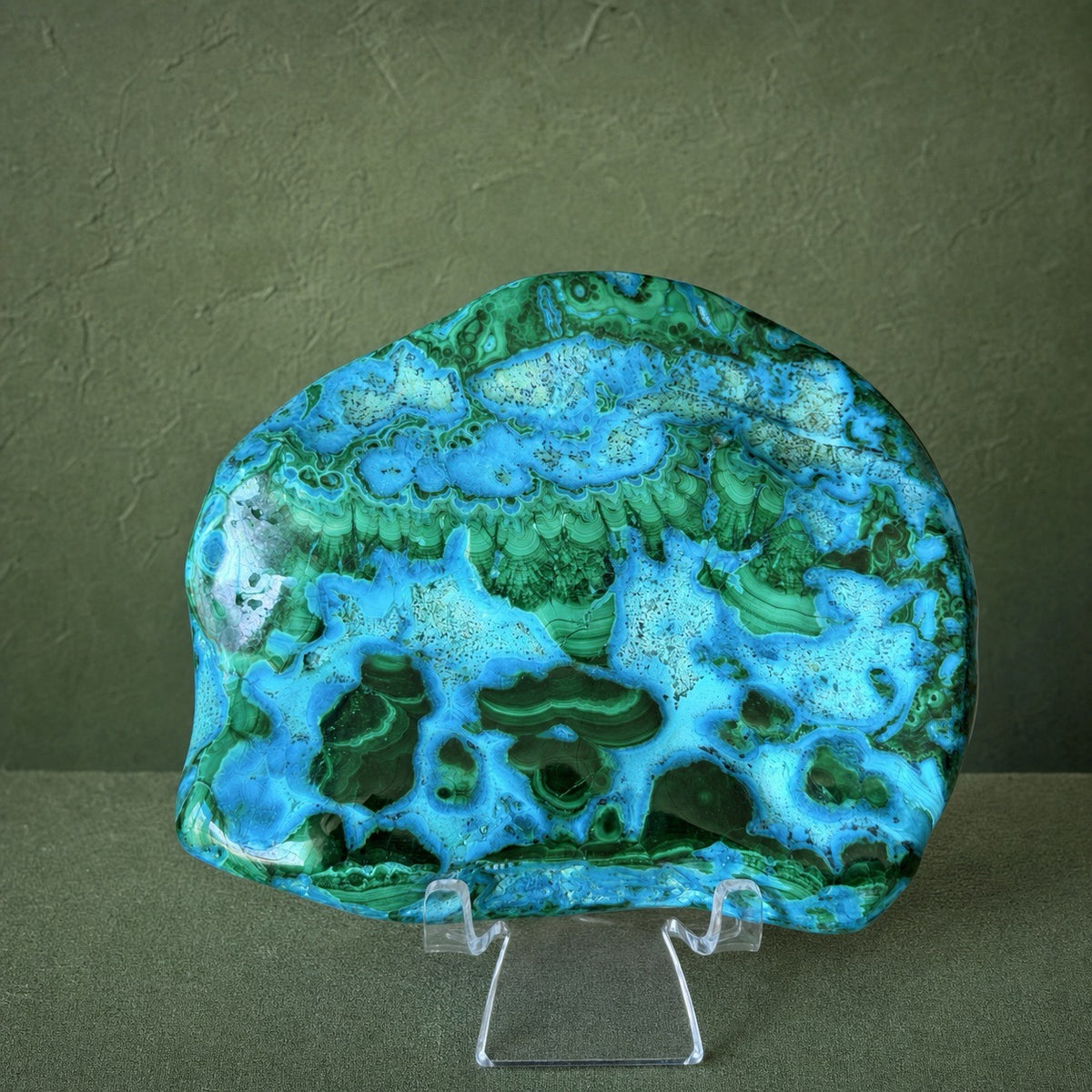 Turquoise & malachite | SAÉA Chrysocolla Freeform