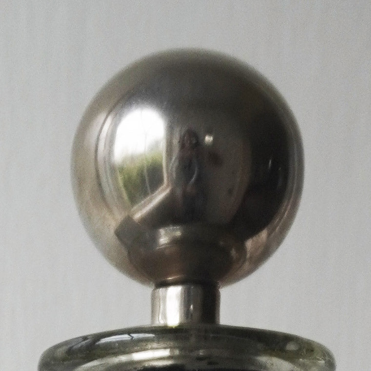 Vintage 1960s Mirrored Iridescent Mosaic Decanter – MCM Hollywood Regency - American Origin