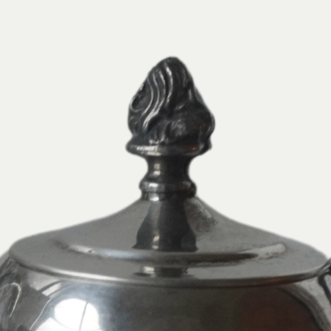 Antique 1930s -1940s Silver-Plated Sugar & Creamer Set of 2 – Ornate Footed Design