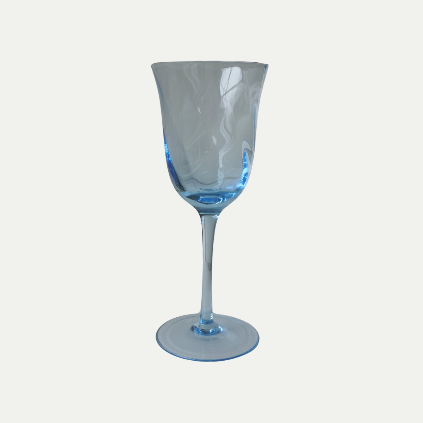 Vintage blue wine glasses
