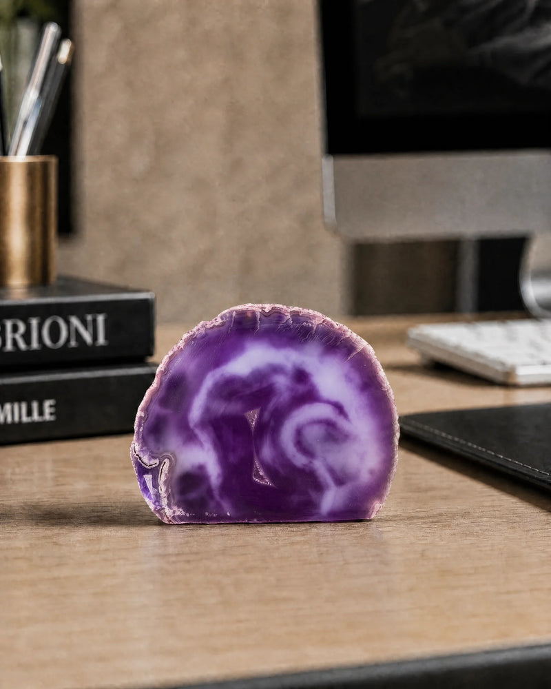 Sapphire & Cloud | SAÉA Standing Agate