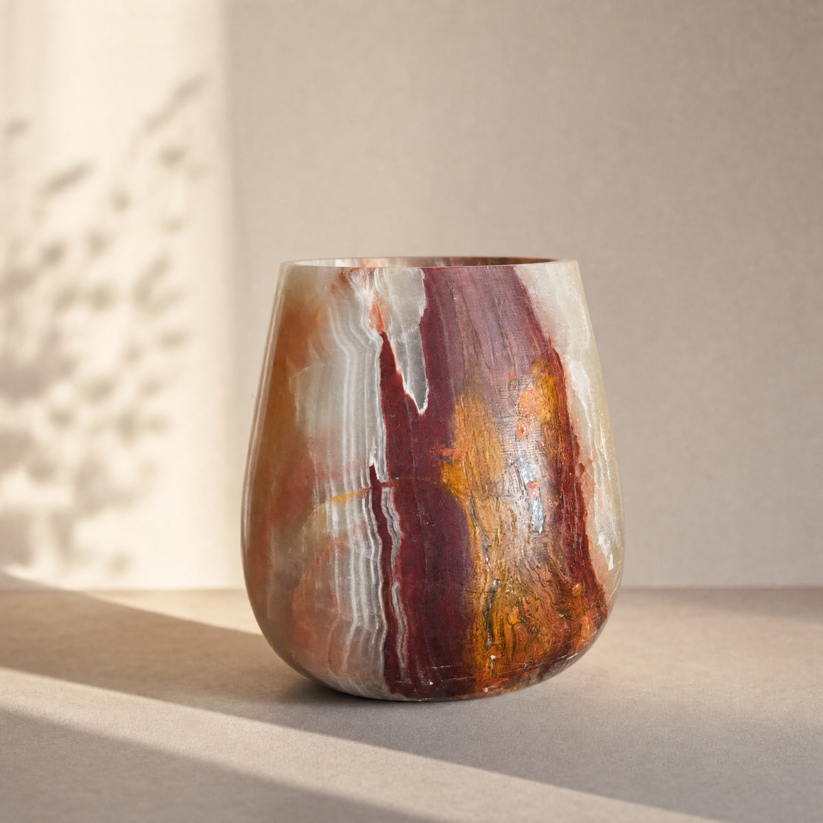Plum & sienna | SAÉA Curved Vessel
