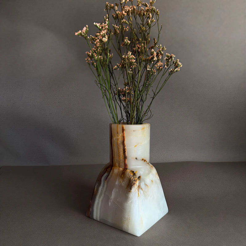 saea designs white lavender sandstone dune vase perfect for luxury gift or luxury home decor wabi sabi olive atelier