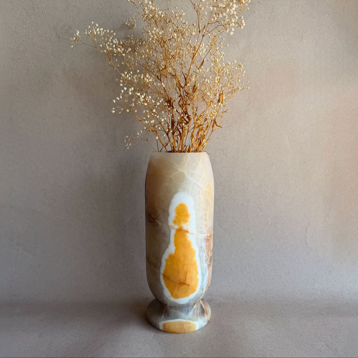 Golden amber & taupe | SAÉA Origin Vase