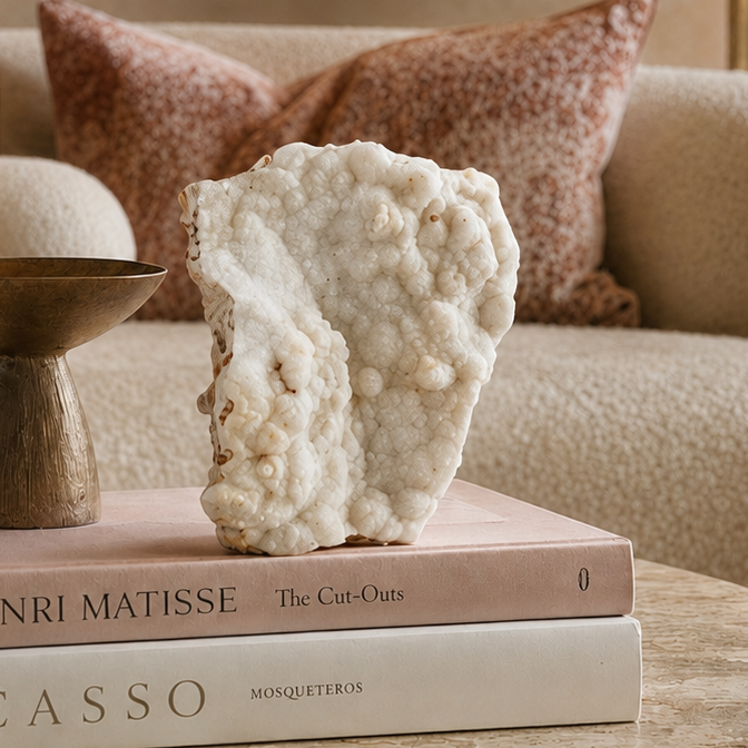 Ivory & ochre — SAÉA Sugar Quartz Sculpture