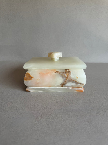 Nude Green & Blush | SAÉA Storage Box with Lid