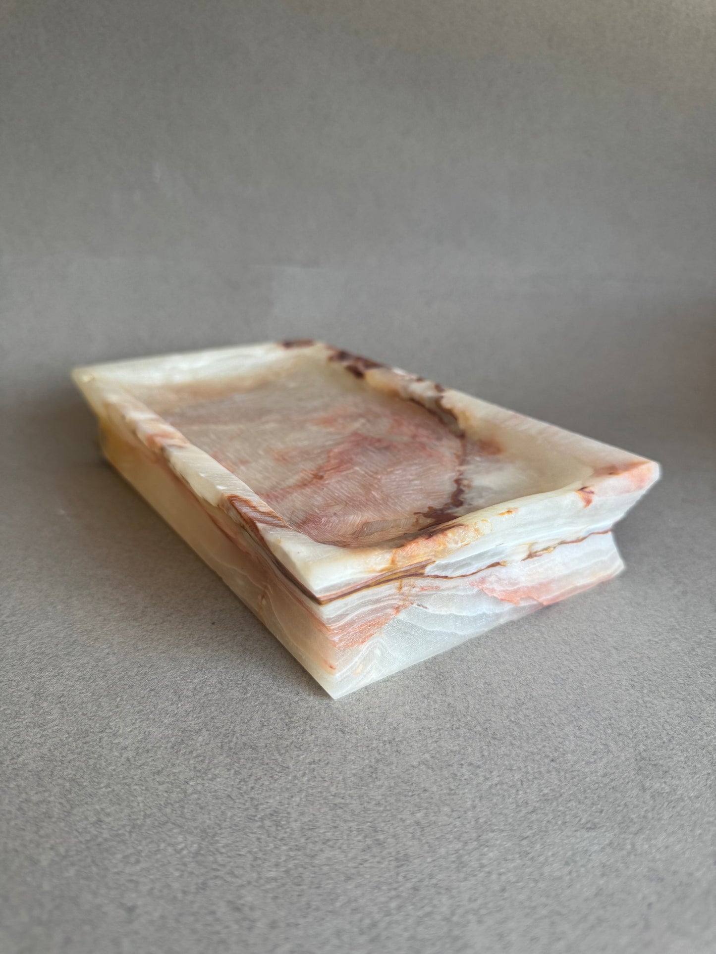 Pink, Cream & Amber | SAÉA Onyx Catchall Tray