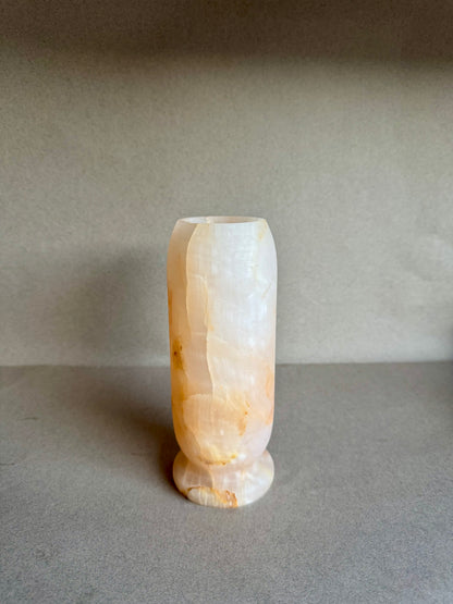 Sienna, sand, and rose gold | SAÉA Origin Vase