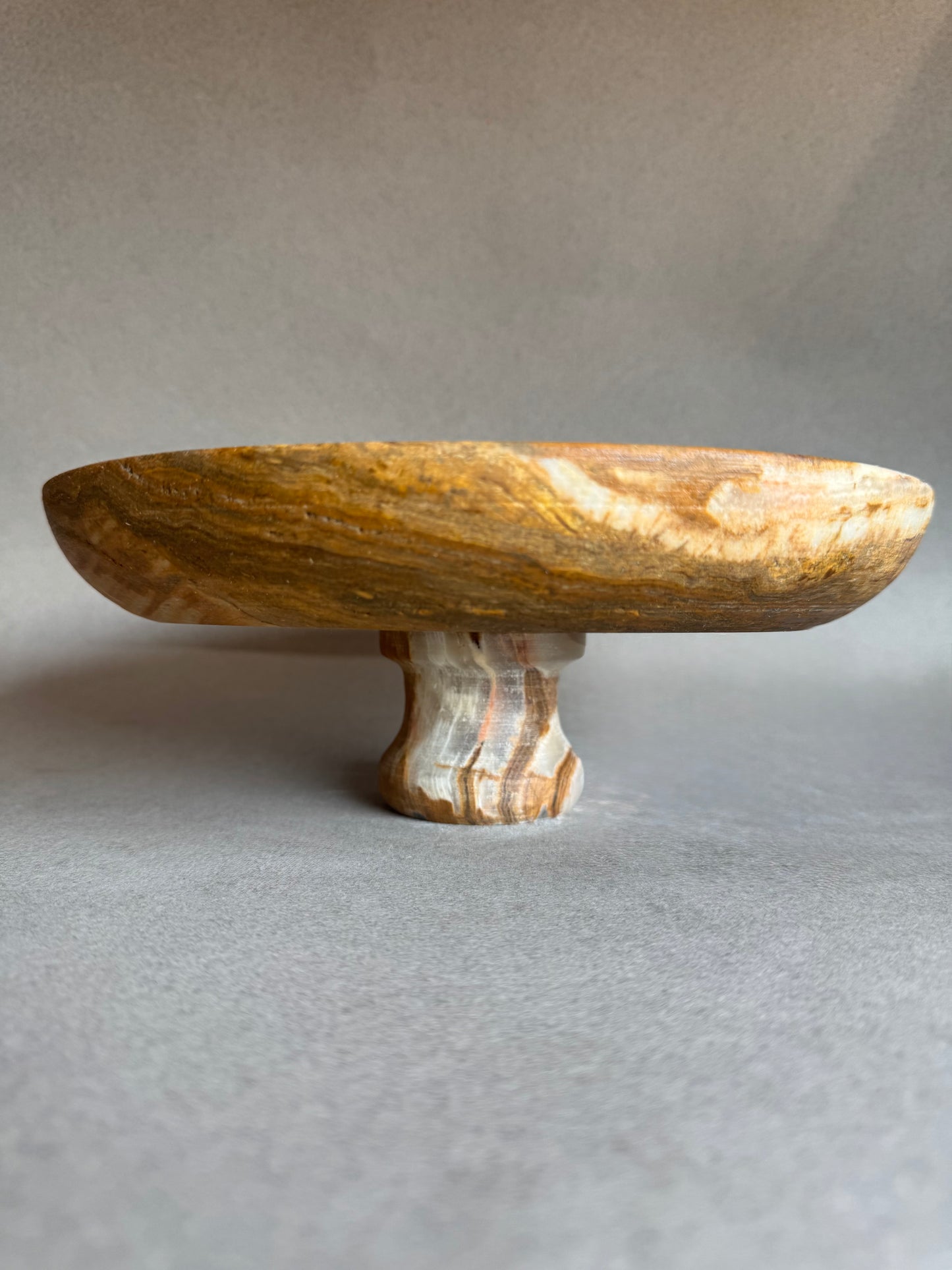 Ivory, blush, and sandstone | SAÉA Centerpiece Pedestal Bowl