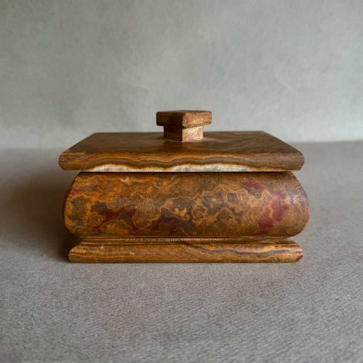 Amber, rust, and golden clay | SAÉA Storage Box with Lid