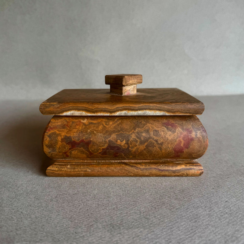 Amber, rust, and golden clay | SAÉA Storage Box with Lid