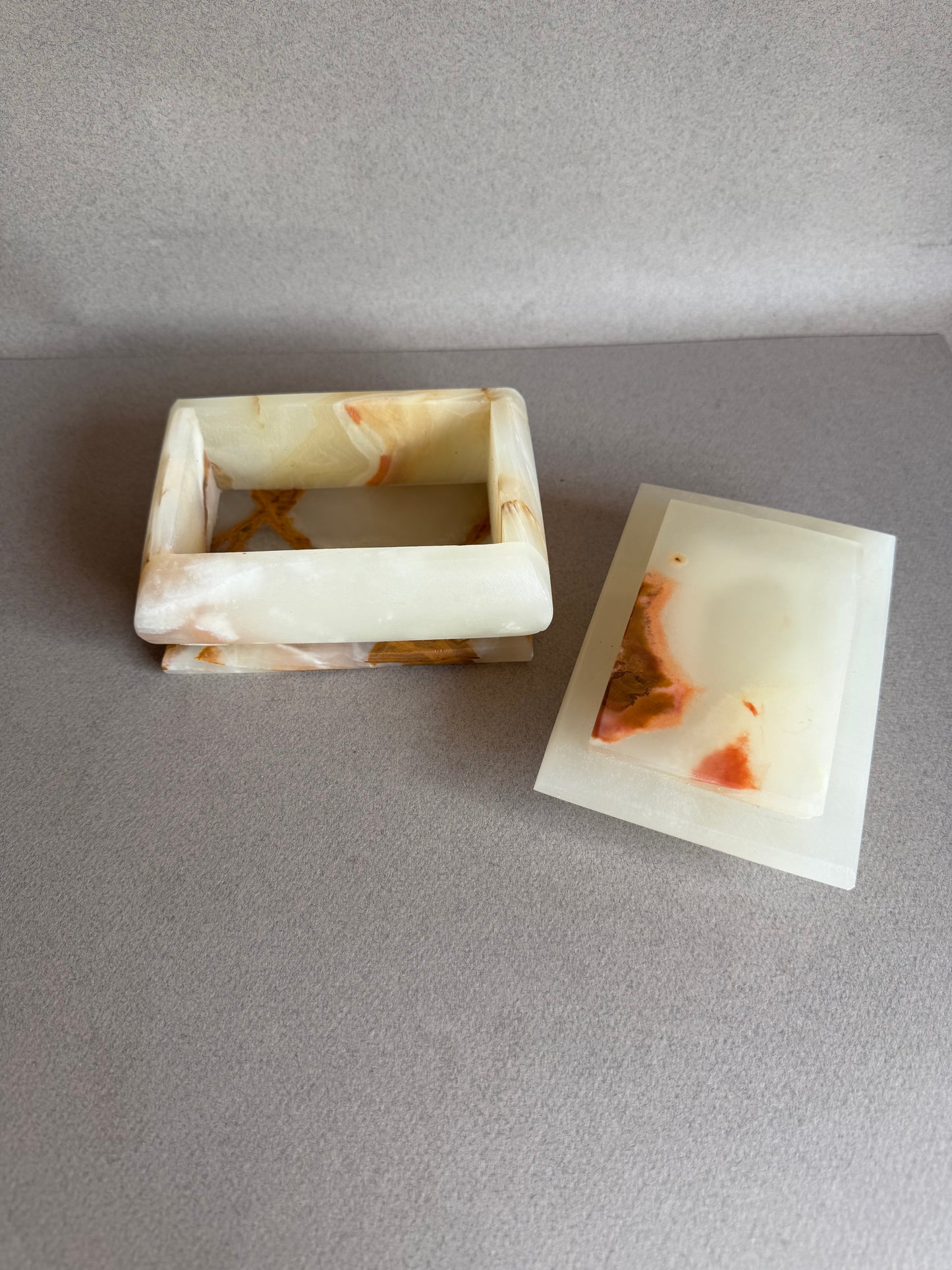 Cream, green and blush | SAÉA Storage Box with Lid