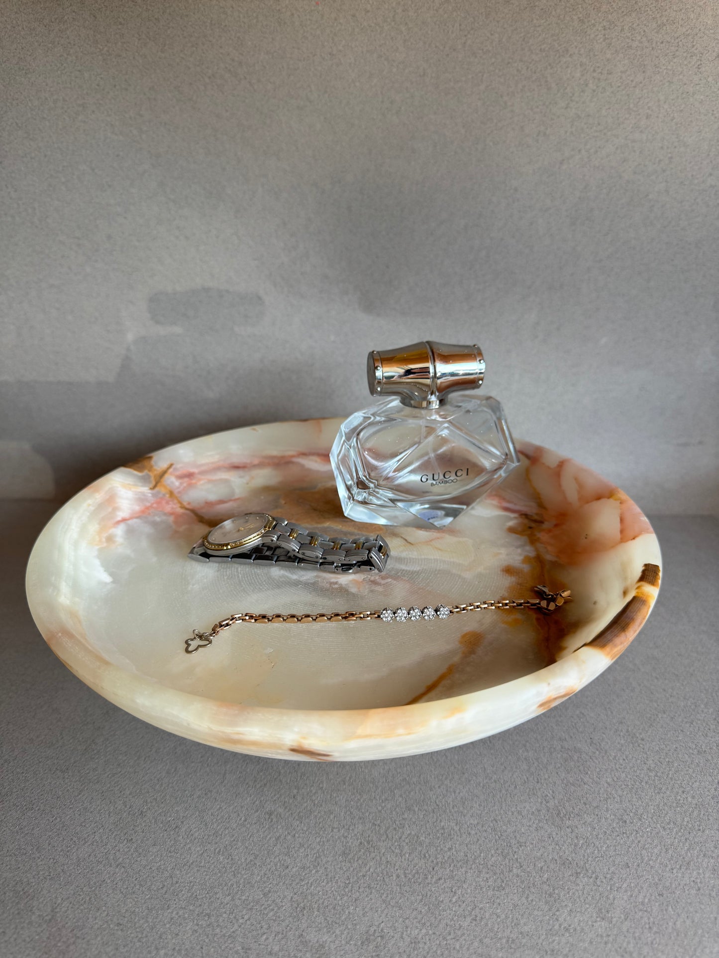 Amber, mocha, and cream | SAÉA Centerpiece Pedestal Bowl