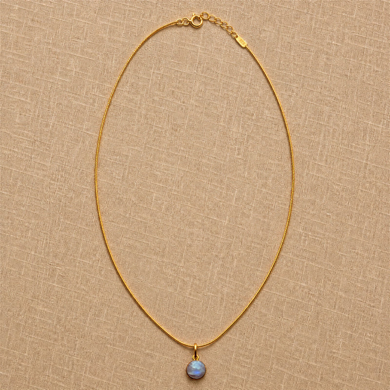 SAÉA Dainty Moonstone Pendant Necklace