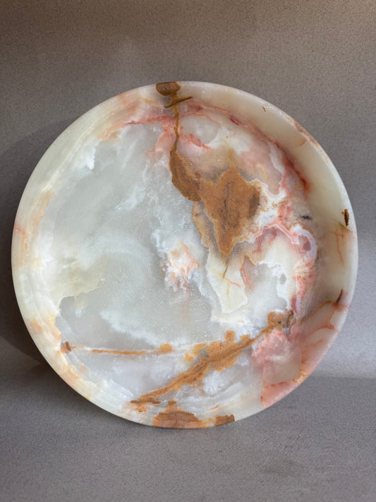 Amber, mocha, and cream | SAÉA Centerpiece Pedestal Bowl