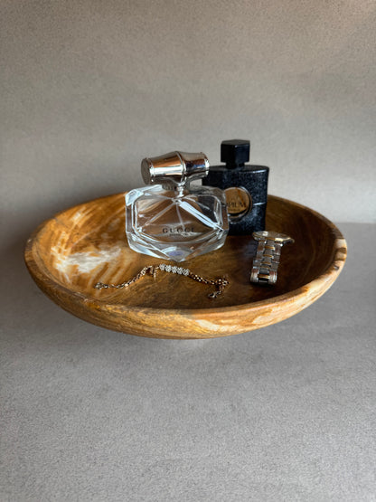 Ivory, blush, and sandstone | SAÉA Centerpiece Pedestal Bowl