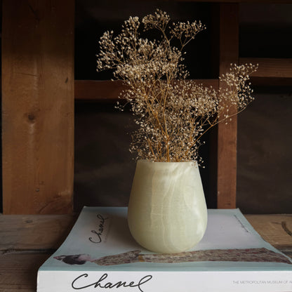 Cream, blush, and clay | SAÉA Curved Vessel