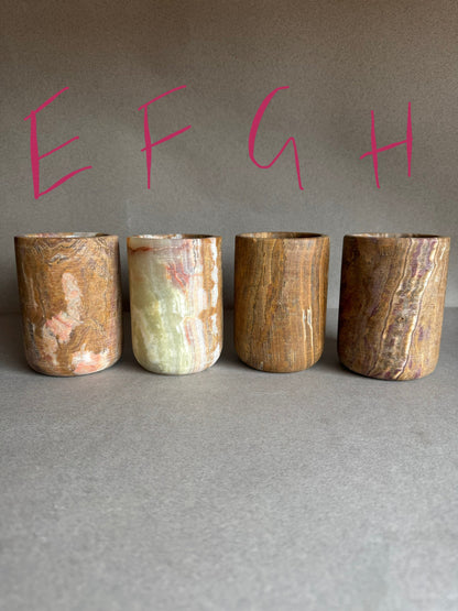 Blush, sandstone, and light | SAÉA Flat Onyx Vessel