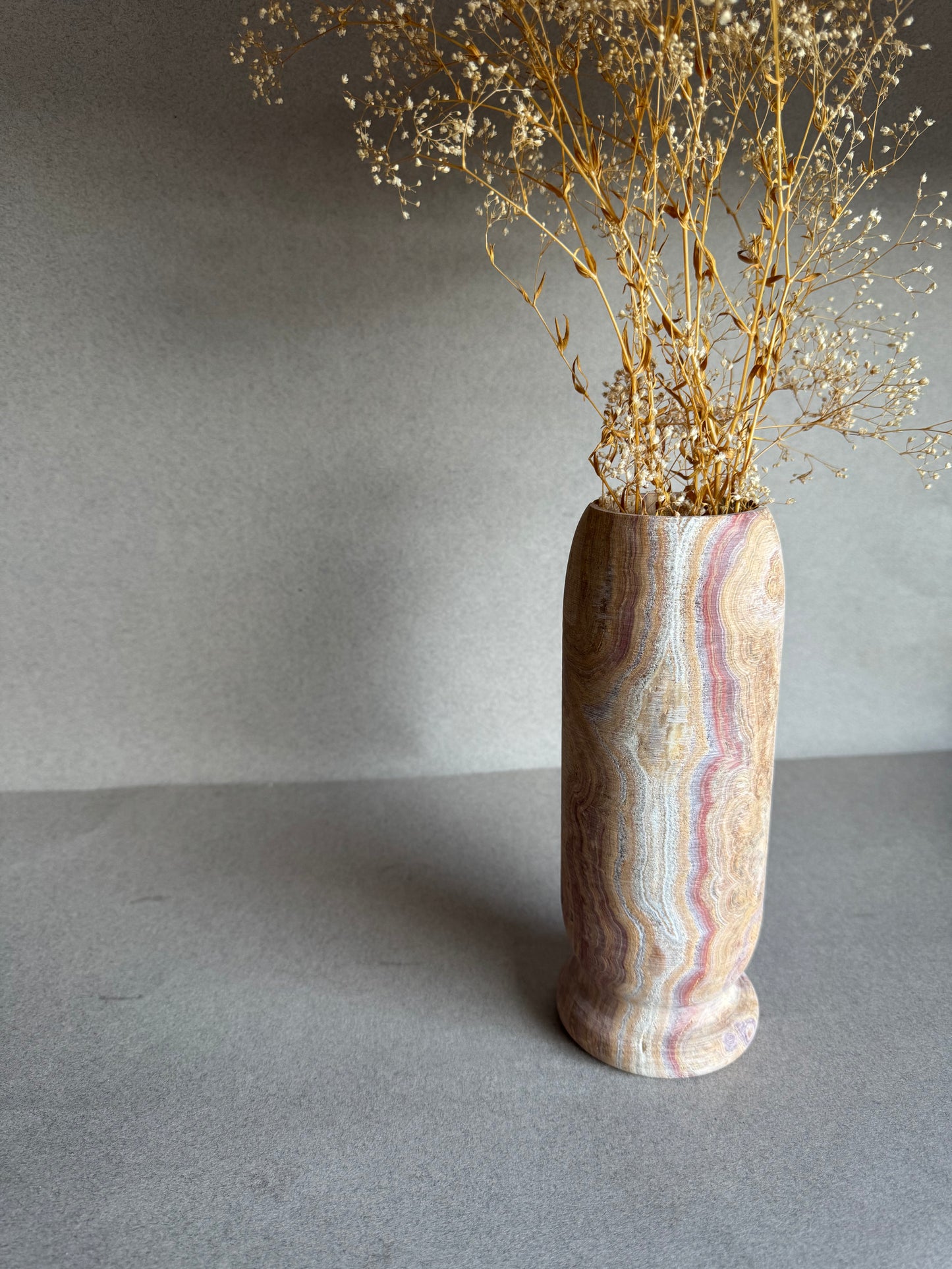 Alabaster, rust, and flame | SAÉA Origin Vase