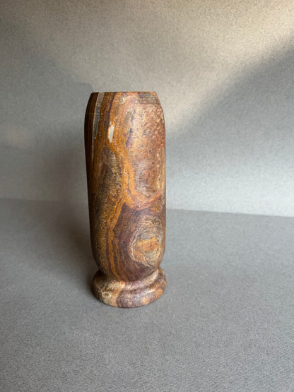 Minimalist stone vase for dried florals or fresh stems

