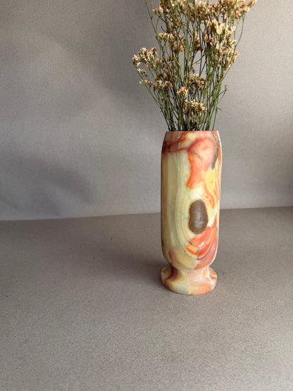 Cream, honey, and warm rust | SAÉA Origin Vase