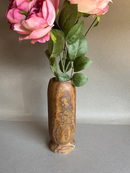 Caramel, ivory, and earthy brown | SAÉA Origin Vase
