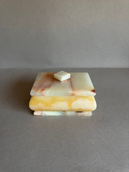 Cream, honey & blush | SAÉA Storage Box with Lid