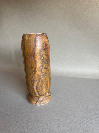Caramel, ivory, and earthy brown | SAÉA Origin Vase