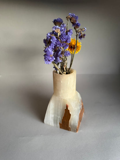 Rust & cream | SAÉA Dune Vase