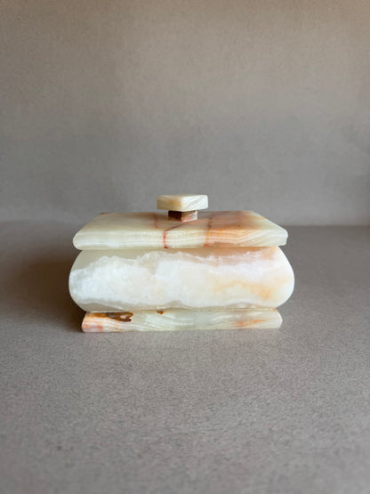Cream, honey & blush | SAÉA Storage Box with Lid