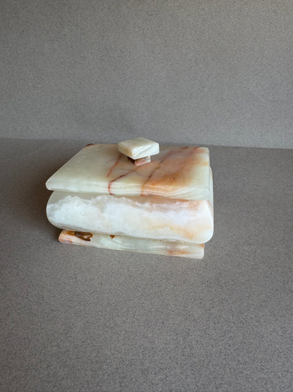 Cream, honey & blush | SAÉA Storage Box with Lid