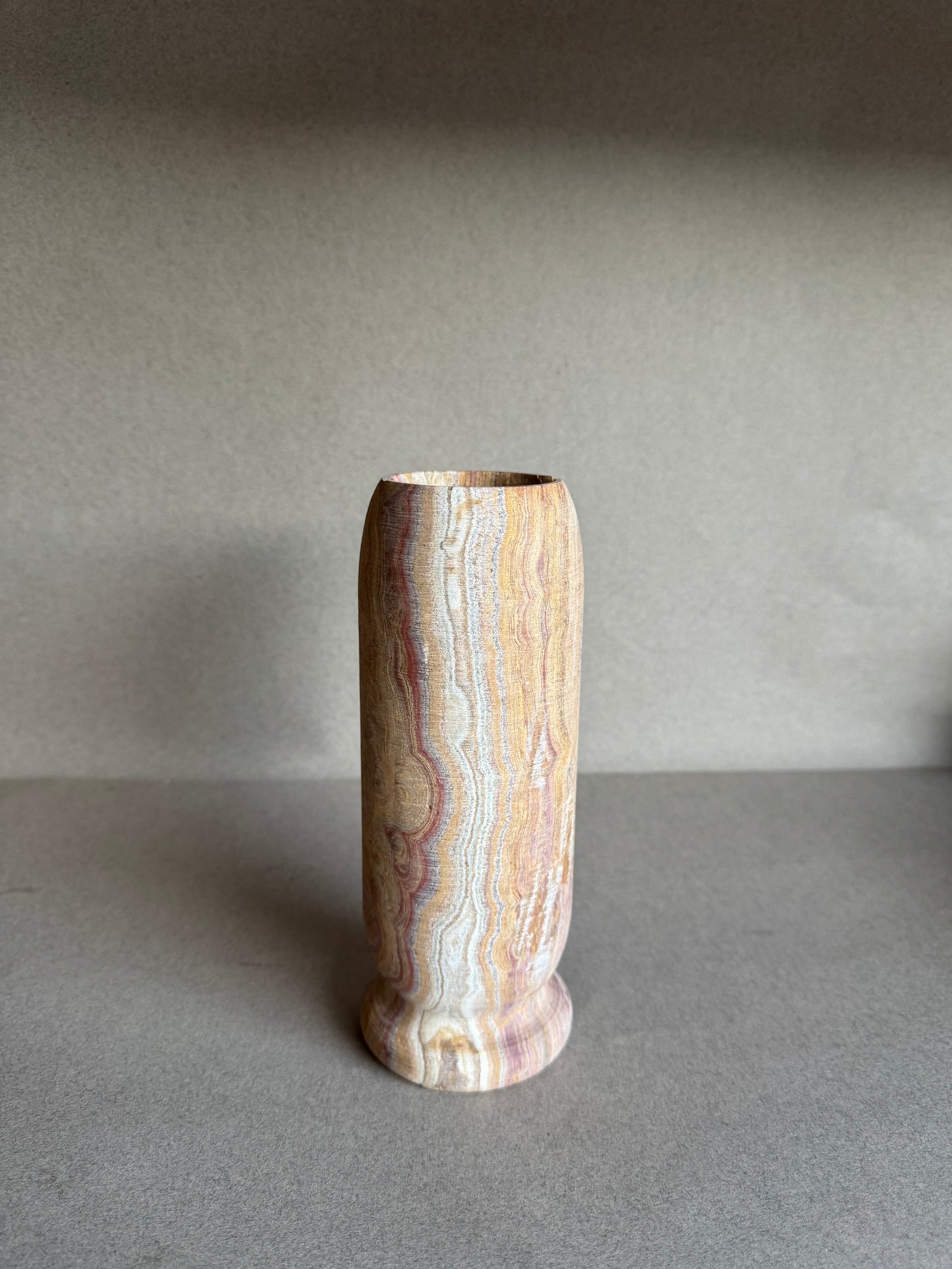 Alabaster, rust, and flame | SAÉA Origin Vase