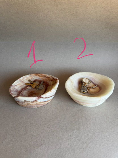 Cream, sand, and rust | SAÉA Catchall Bowl