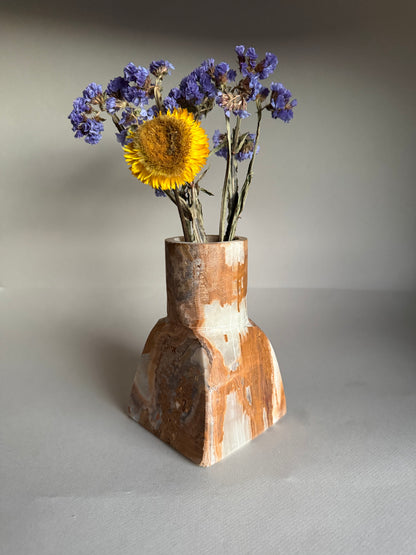 Amber, terracotta, and honey | SAÉA Dune Vase