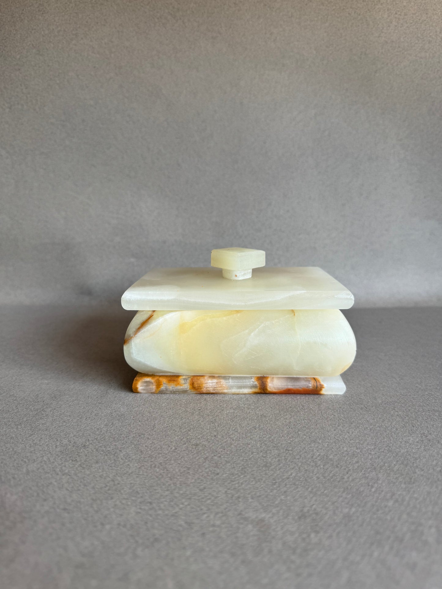 Cream, green and blush | SAÉA Storage Box with Lid