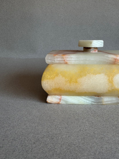 Cream, honey & blush | SAÉA Storage Box with Lid