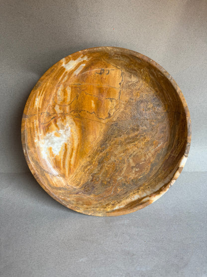 Ivory, blush, and sandstone | SAÉA Centerpiece Pedestal Bowl