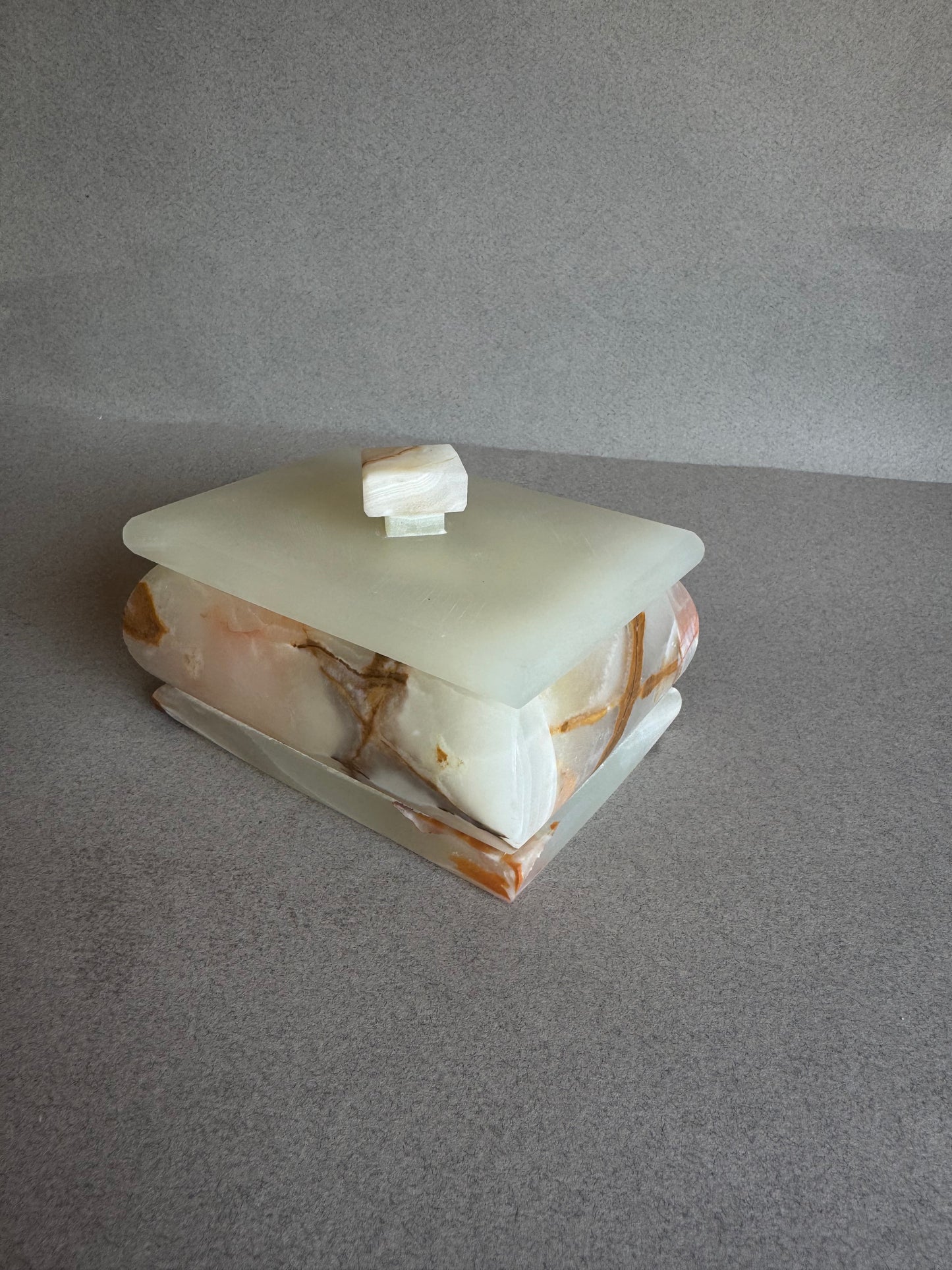 Nude Green & Blush | SAÉA Storage Box with Lid
