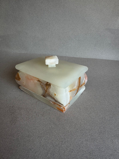 Nude Green & Blush | SAÉA Storage Box with Lid