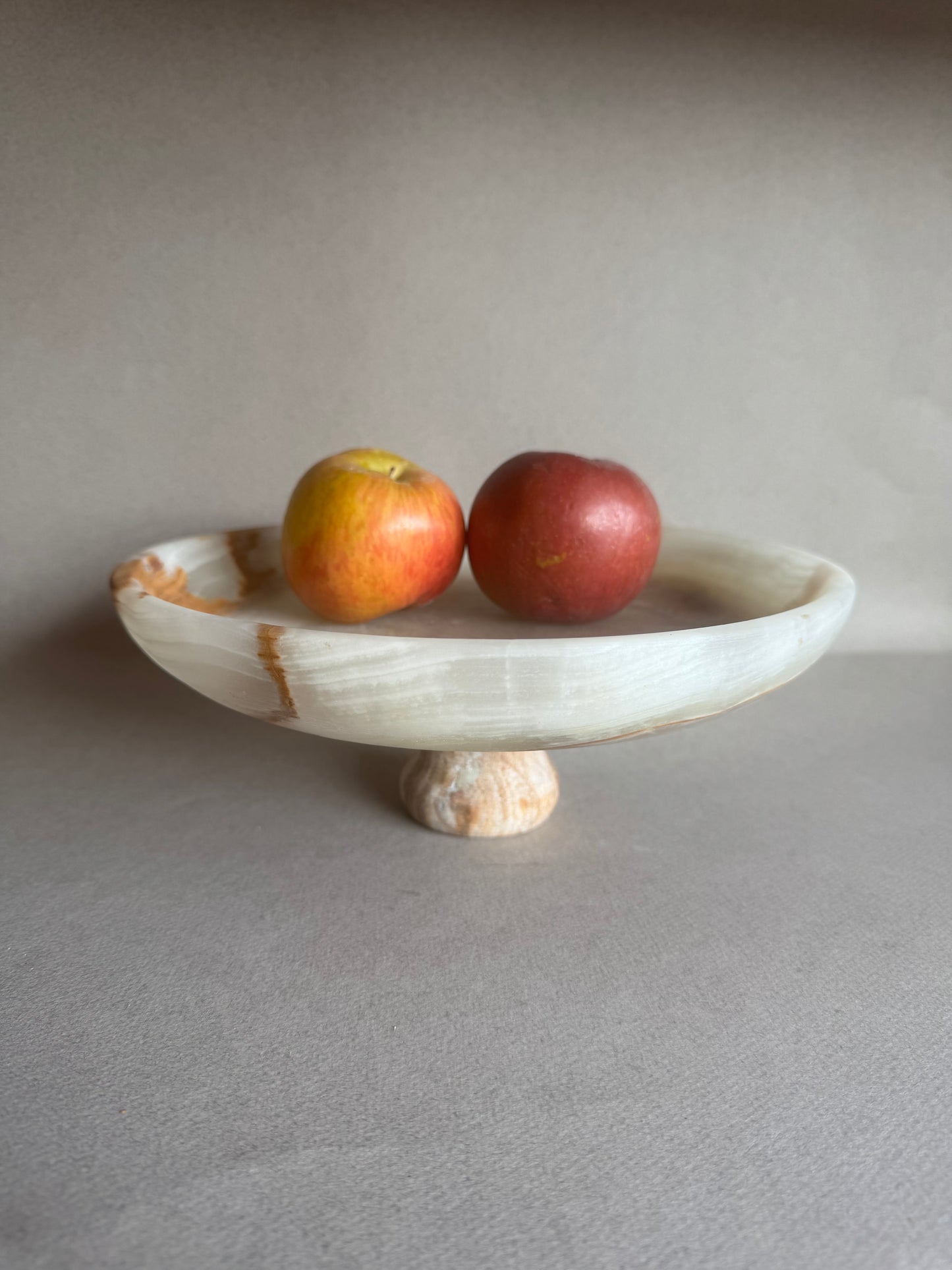Desert ivory, rust, and blush | SAÉA Centerpiece Pedestal Bowl