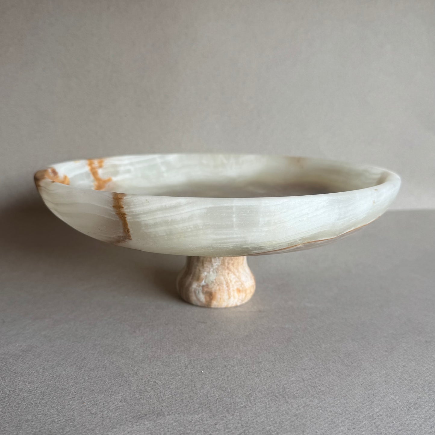Desert ivory, rust, and blush | SAÉA Centerpiece Pedestal Bowl